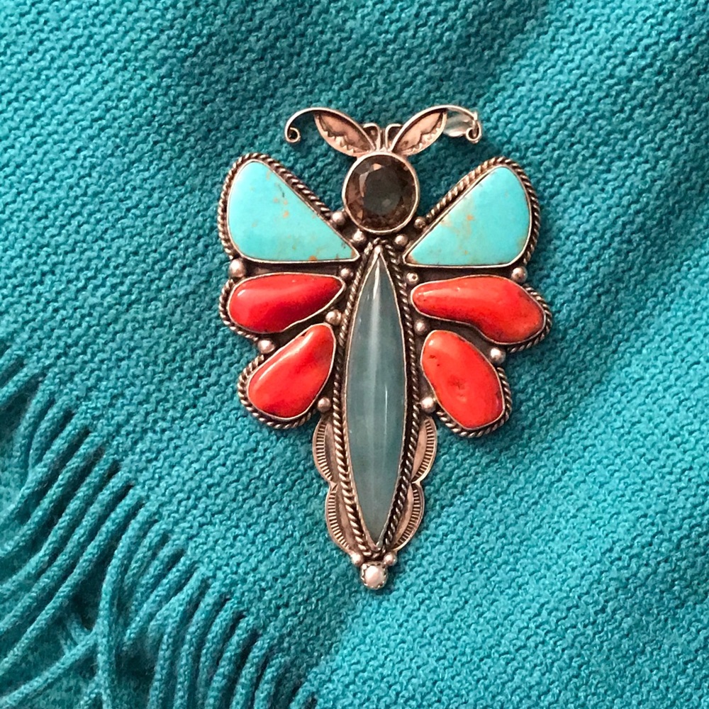 Large Joan Slifka Butterfly Pin/Pendant